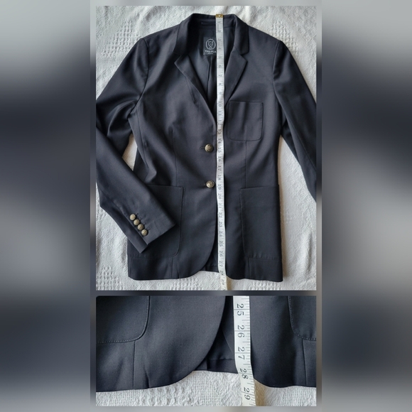 Aritzia Talula Exeter School Boy Button Wool Blend Causal Business Blazer - Picture 10 of 13